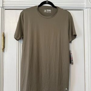 Avalanche Tan Short Sleeve Tee Classic Crew Neck